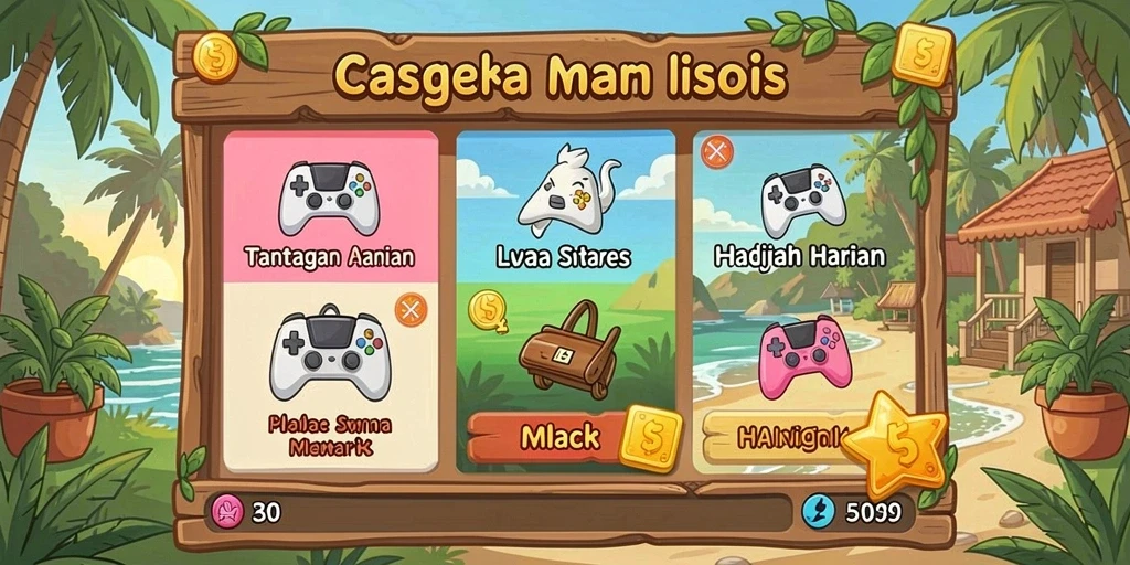 li789 - Berbagai tantangan menarik menunggu di dalam game.
